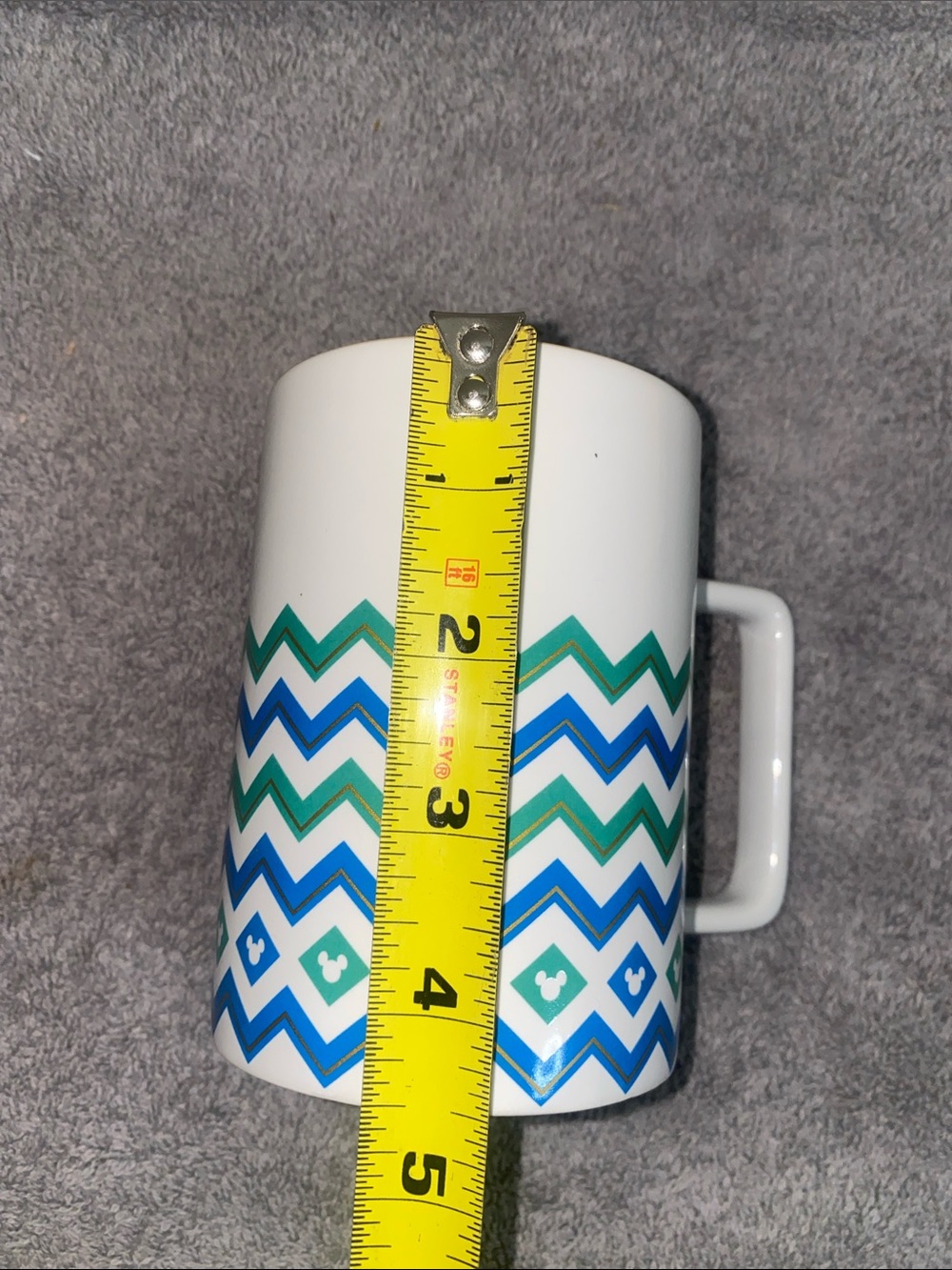 🐛Brand new Disney Parks exclusive ceramic mug with a geometric chevron pattern! - Picture 5 of 6